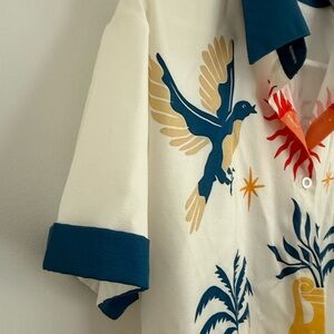 Short-sleeve summer printed shirt